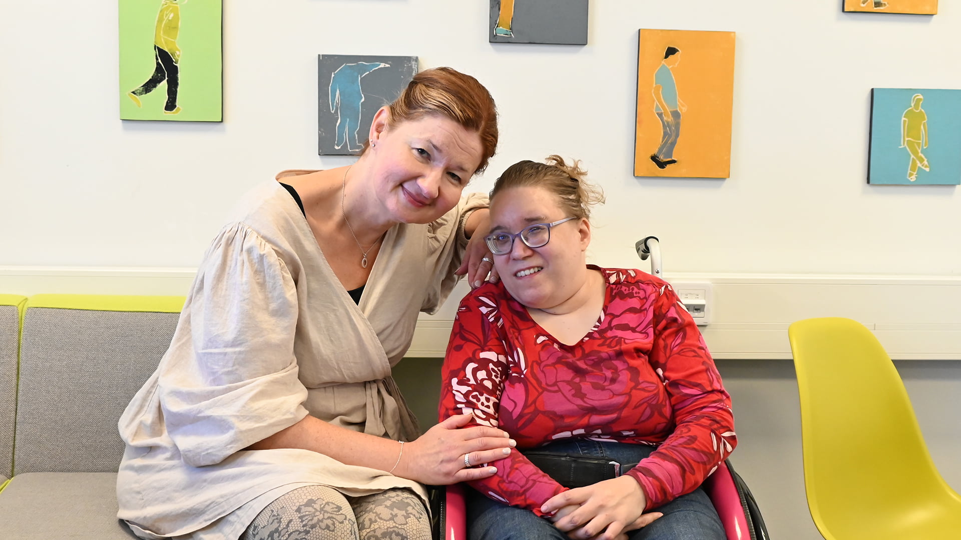 Katja Marjamäki ja Auli Leiniö
