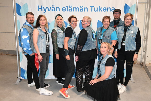 Festarihenkeä vuosipäivillä